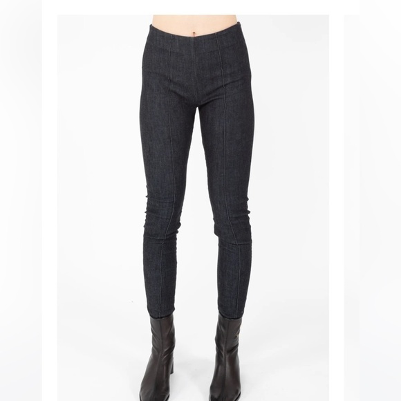 Prairie Underground Long Cigarette Pant in Black Denim Size XS - Picture 2 of 16